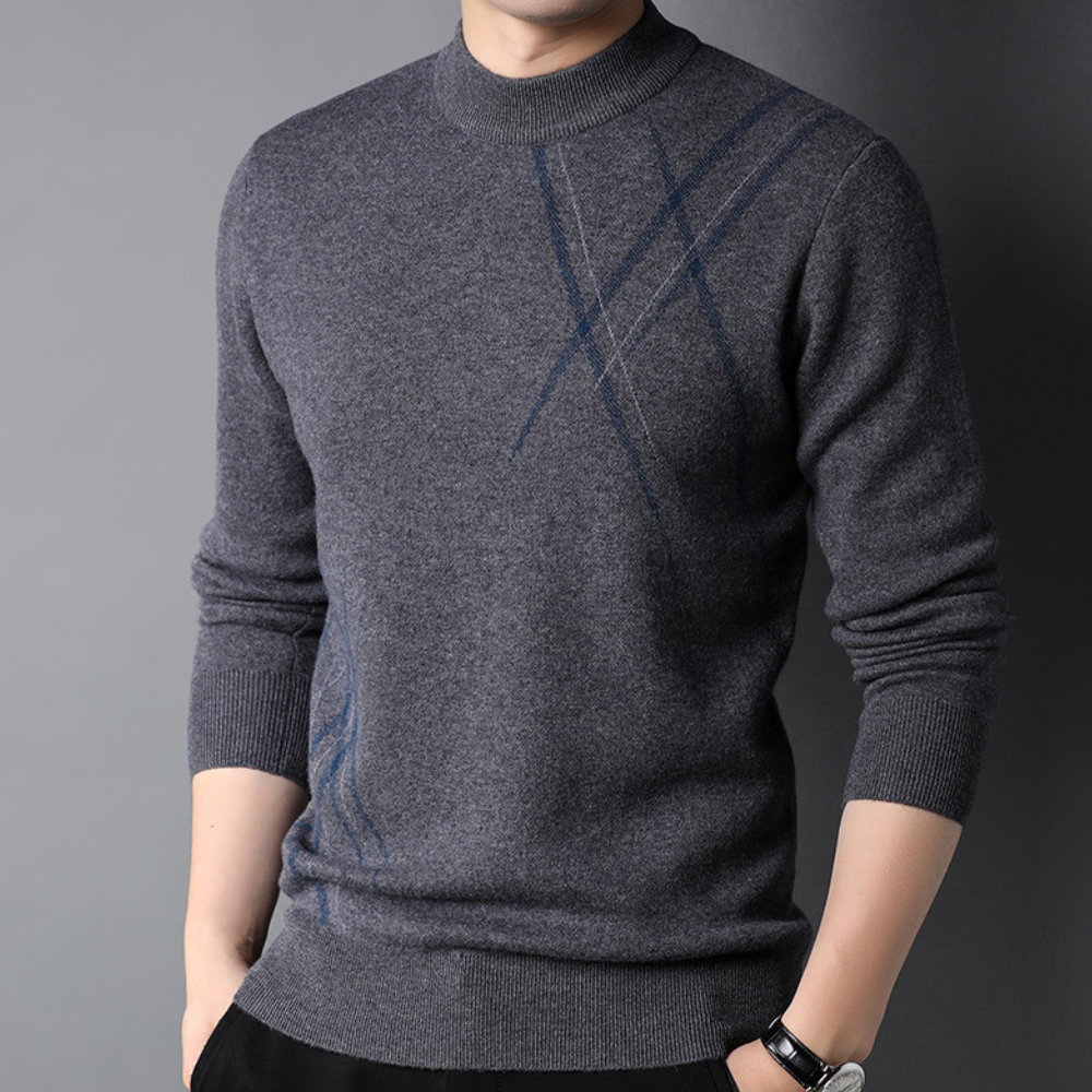 Iulian - Elegant and comfortable knitted jumper for men