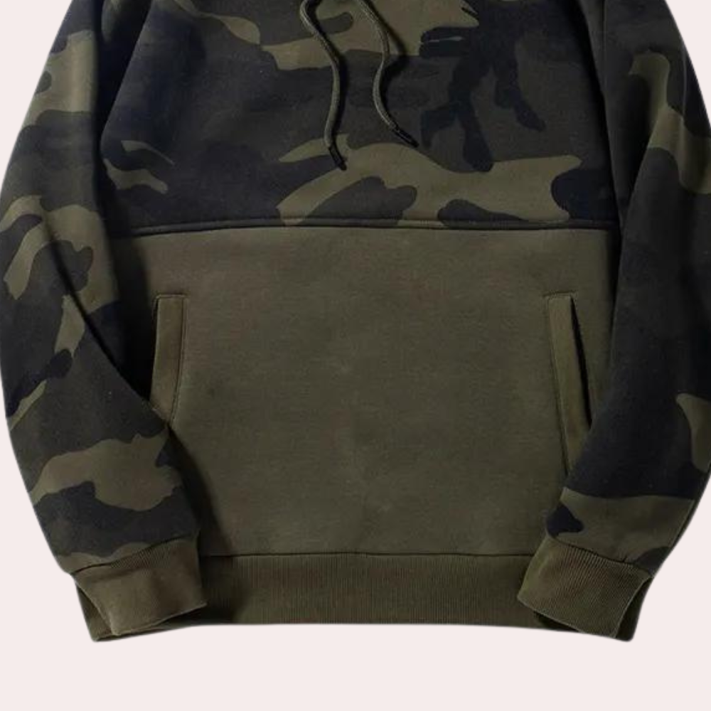Costas - Casual Camouflage Hoodie for a Relaxed Look in Men