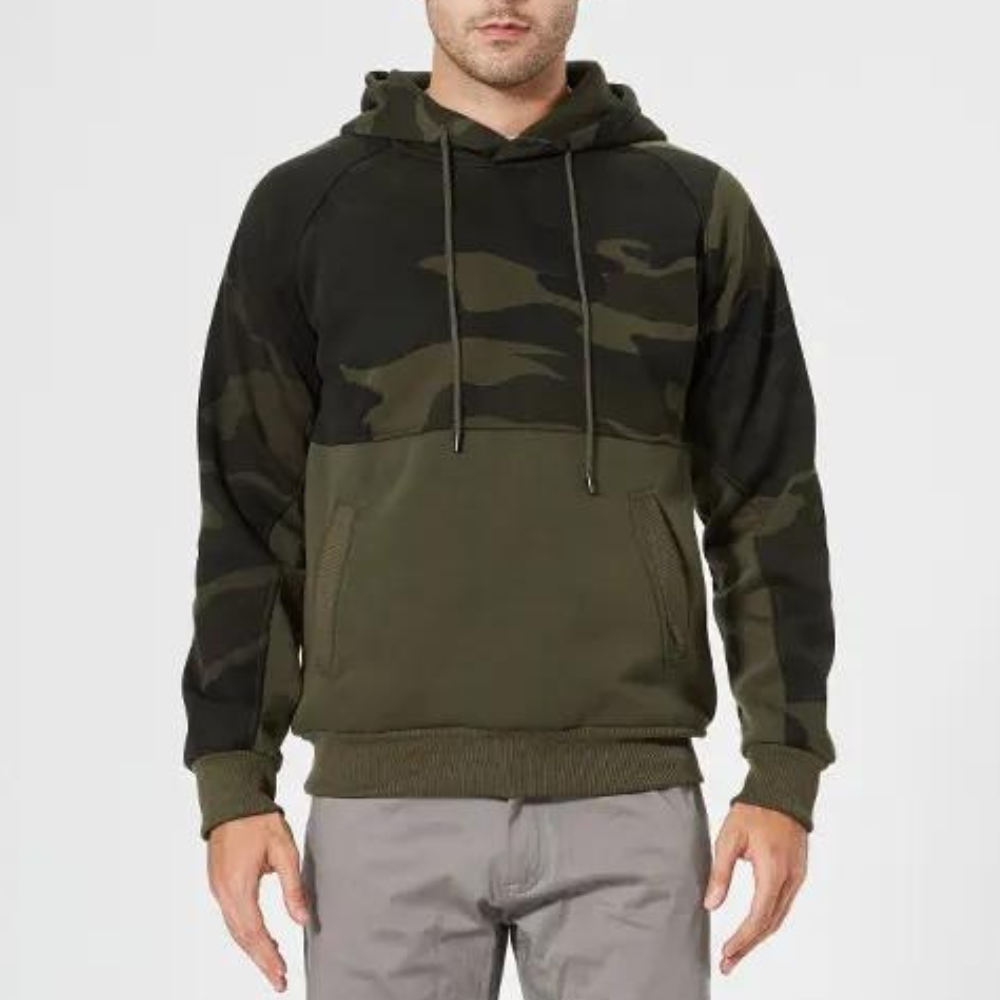 Costas - Casual Camouflage Hoodie for a Relaxed Look in Men
