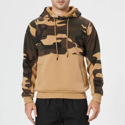 Costas - Casual Camouflage Hoodie for a Relaxed Look in Men