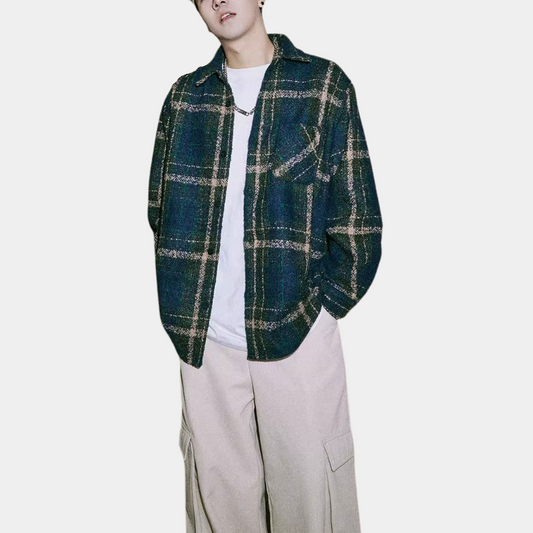 Dimitrios - Stylish and Comfortable Checked Men's Jacket