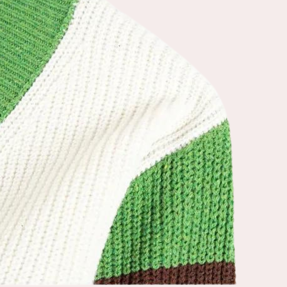 Damianos - Elegant Knitted Men's Sweater with Trendy Colourways