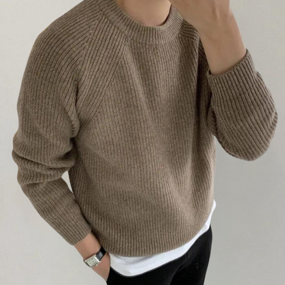 Audrick - Stylish and Comfortable Long-sleeved Knitted Sweater for Men