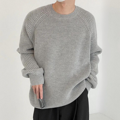 Audrick - Stylish and Comfortable Long-sleeved Knitted Sweater for Men