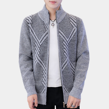 Blaisdell - Stylish Knitted Cardigan for the Modern Man's Hedgehog