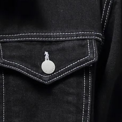 Darcio - Trendy Denim Winter Coat for the Modern Man