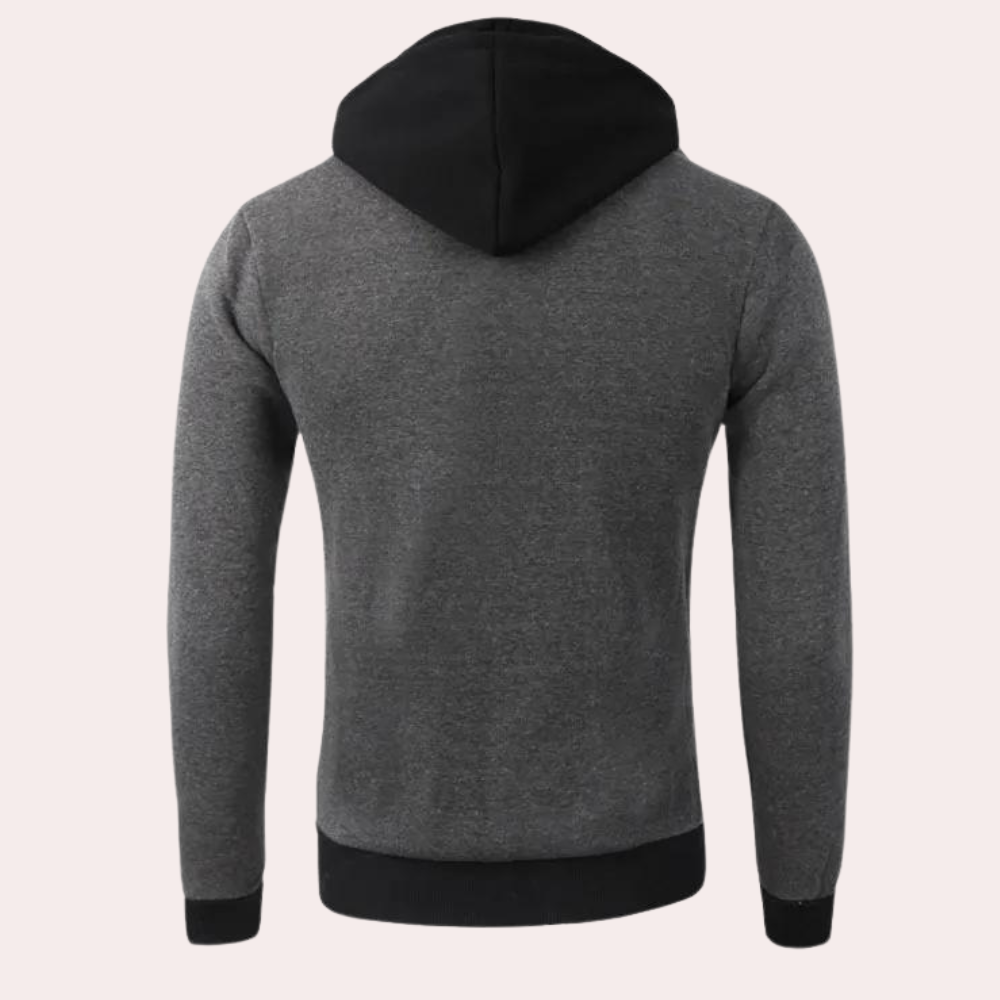 Gaspar - Stylish Men's Sporty Hoodie with Zipper