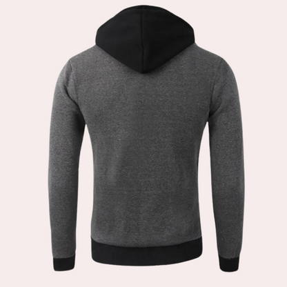 Gaspar - Stylish Men's Sporty Hoodie with Zipper
