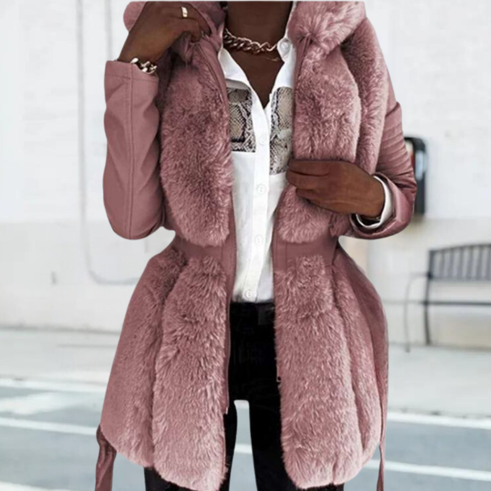 Alissa - Women's Luxury Jacket with Elegant Cap