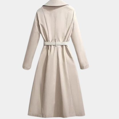Aurembiaix - Stylish luxury trench coat for women with a refined belt