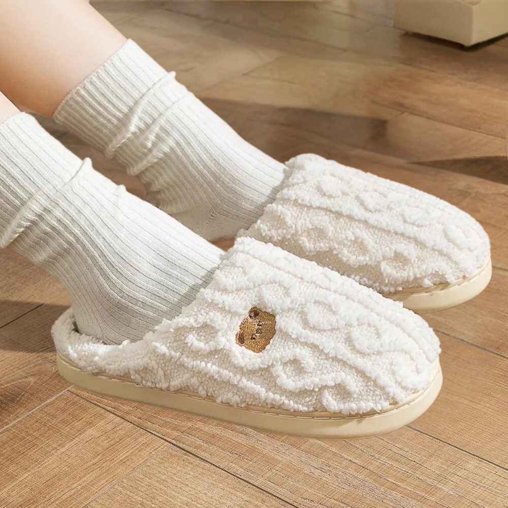 FAUSTINE - Cosy Winter Slippers for Women with Soft Soles