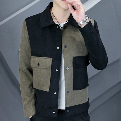 FRED - Stylish Men's Jacket with Chic Colour Contrast