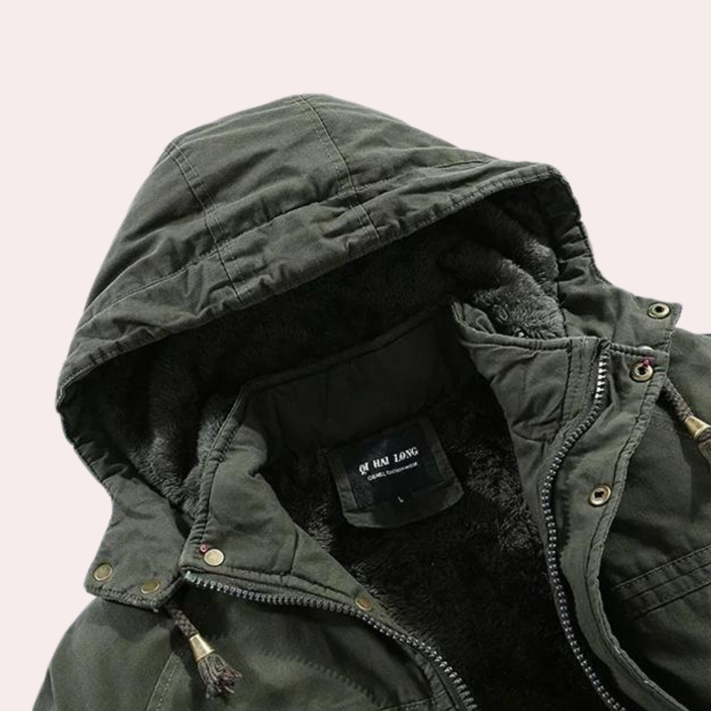 AARON - Stylish Men's hooded winter coat
