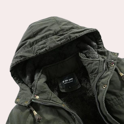 AARON - Stylish Men's hooded winter coat