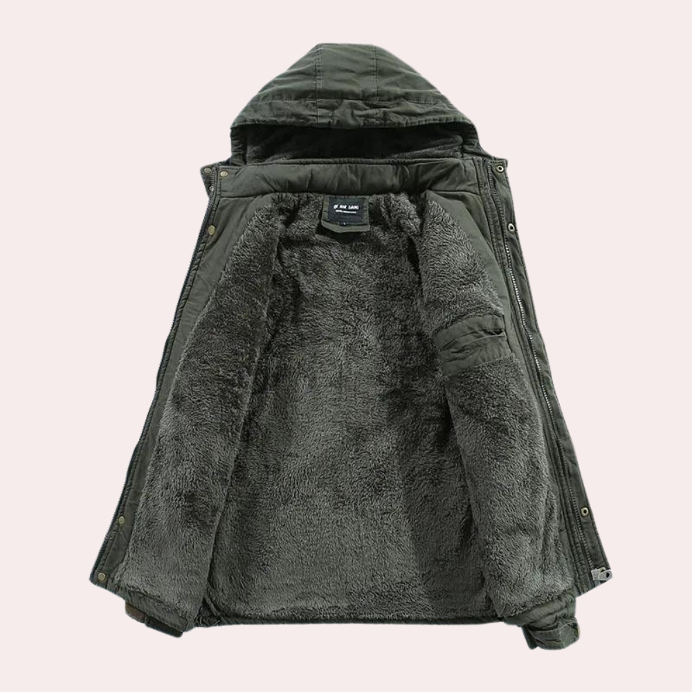 AARON - Stylish Men's hooded winter coat