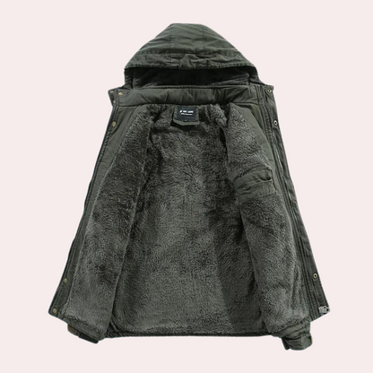 AARON - Stylish Men's hooded winter coat