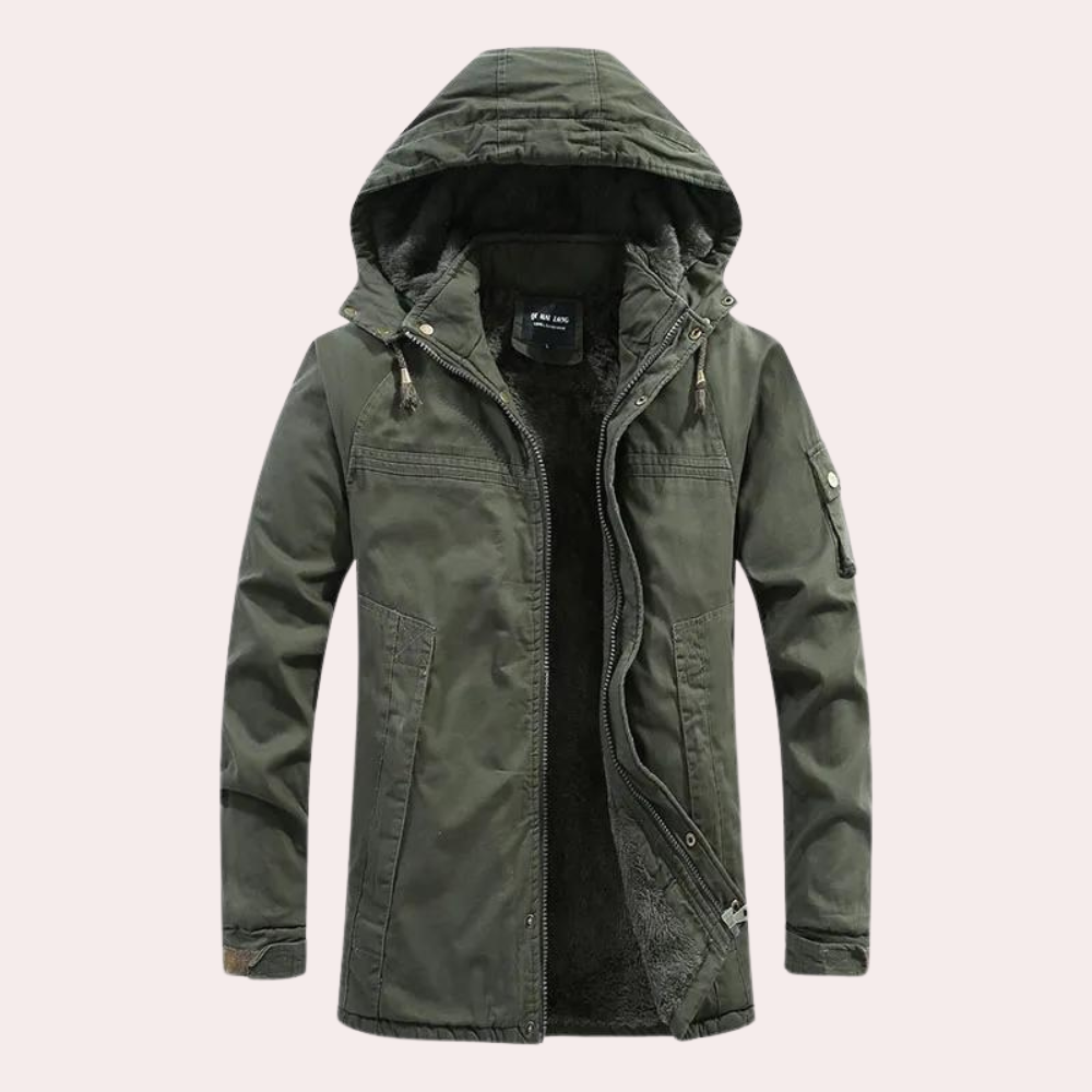 AARON - Stylish Men's hooded winter coat