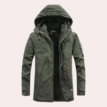 AARON - Stylish Men's hooded winter coat