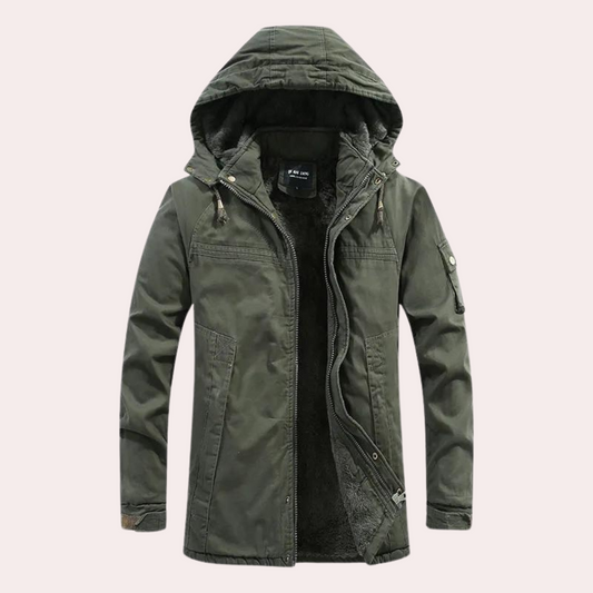 AARON - Stylish Men's hooded winter coat