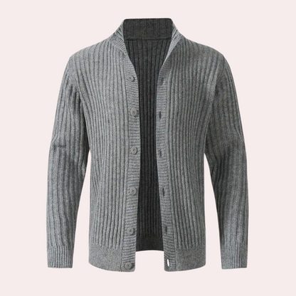 ETHAN - Tough Knitted Winter Cardigan for Men