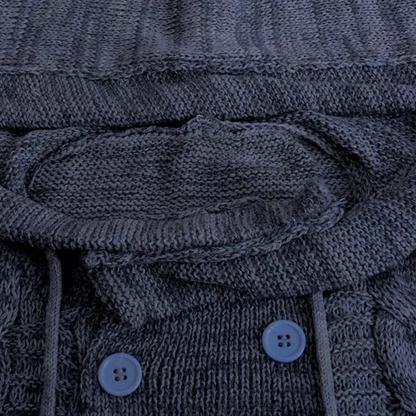 Stylish Men's Hooded Sweater - BRUCE for Comfort and Functionality