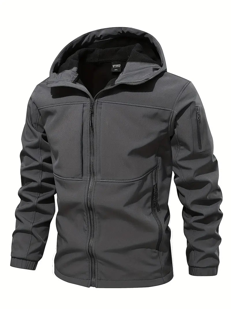 CARLO - Comfortable fleece outer jacket for men