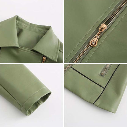 HANNIE - Elegant leather jackets for a timeless look