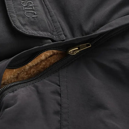 Stylish Men's Winter Coat with Removable Hood - FRANCIS