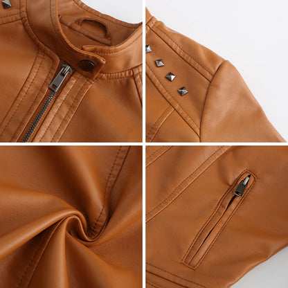 NAJLA - Elegant leather jacket for every occasion