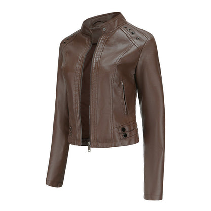 NAJLA - Elegant leather jacket for every occasion