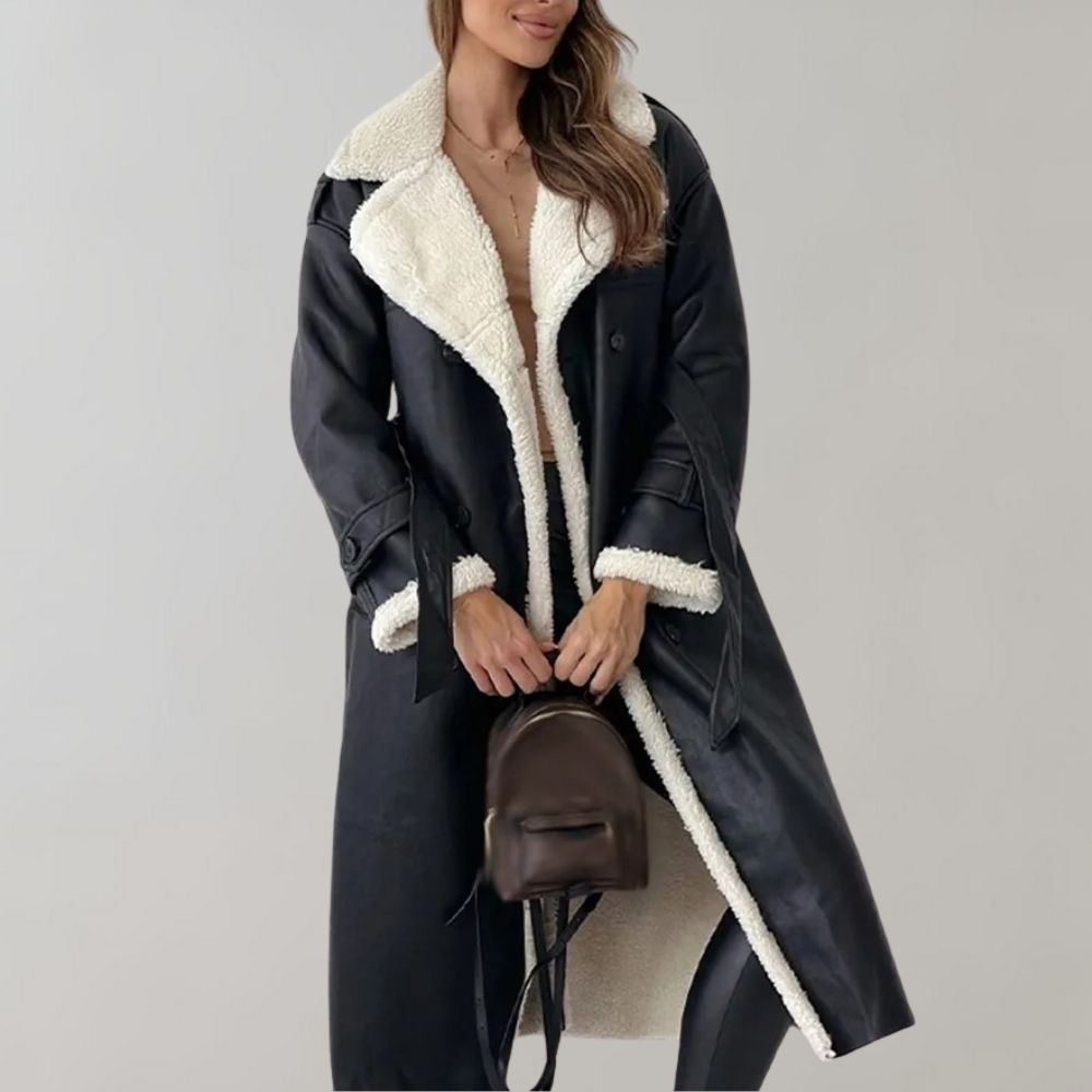 Cornelis - Elegant Long Winter Coat for Ladies