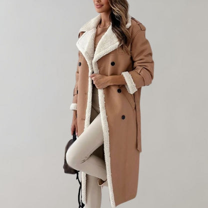 Cornelis - Elegant Long Winter Coat for Ladies