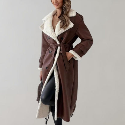 Cornelis - Elegant Long Winter Coat for Ladies