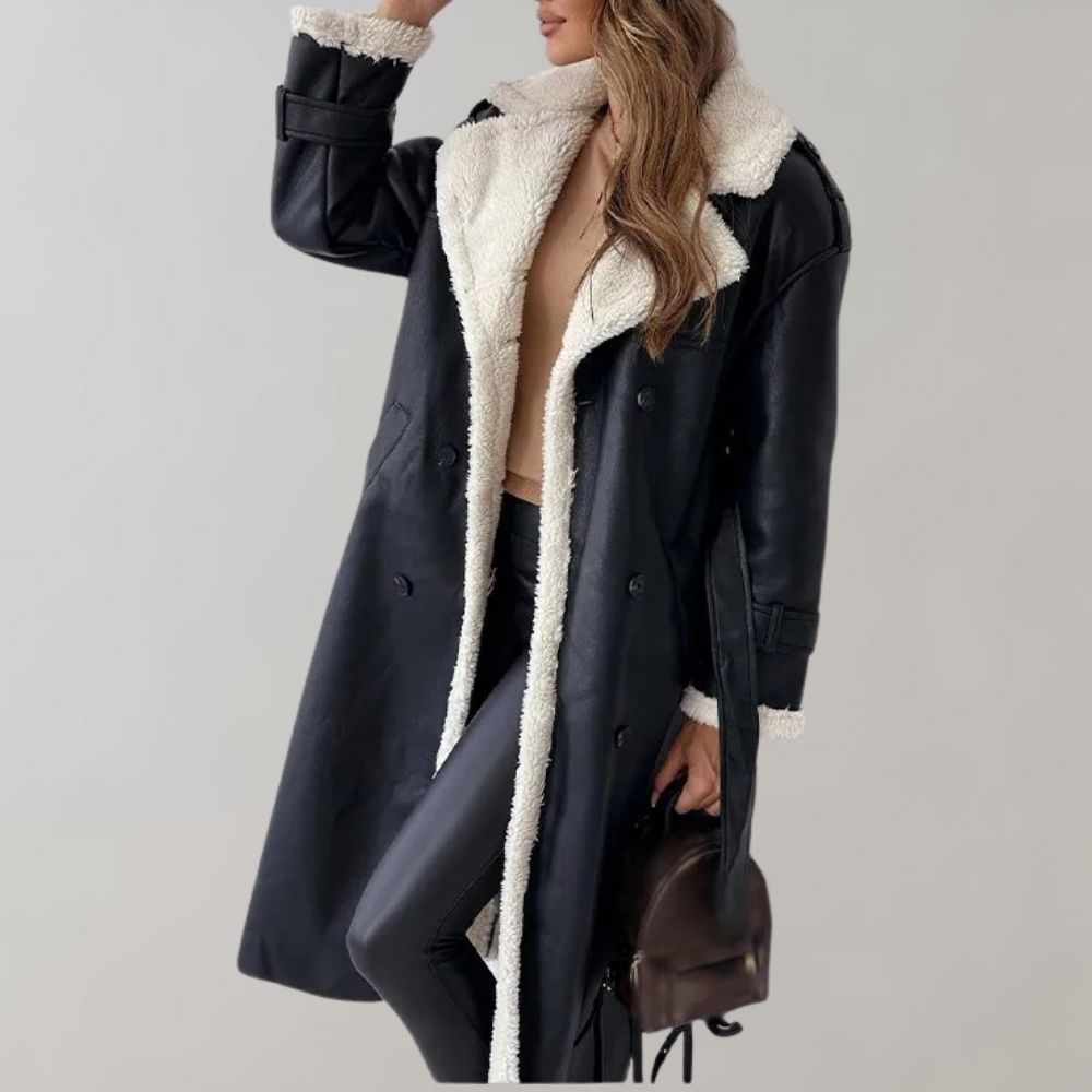 Cornelis - Elegant Long Winter Coat for Ladies