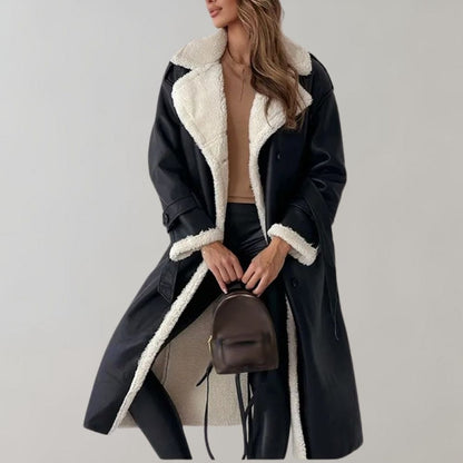 Cornelis - Elegant Long Winter Coat for Ladies