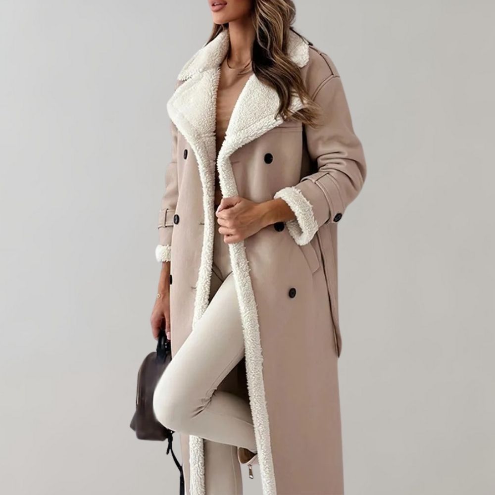 Cornelis - Elegant Long Winter Coat for Ladies