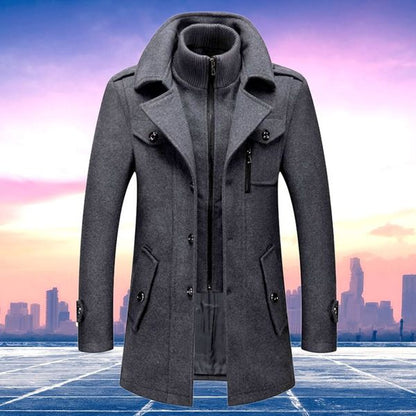 Stylish Men's Winter Coat in Two Parts - DAAN