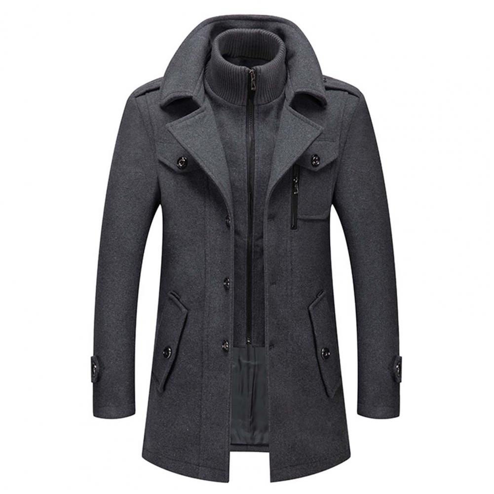 Stylish Men's Winter Coat in Two Parts - DAAN