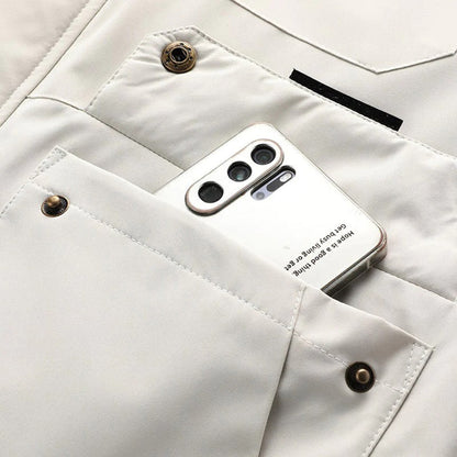 Stylish men's hooded mackintosh - DAMIAN