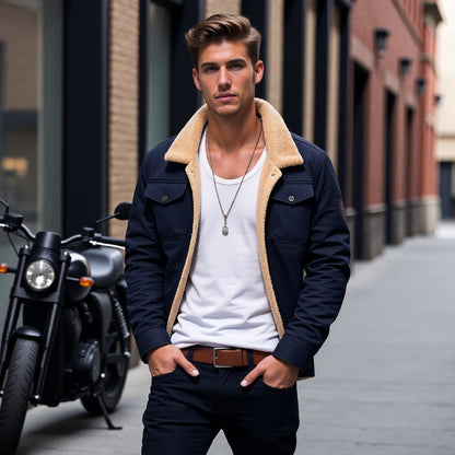 Stylish vintage bomber jacket for men - DIRK