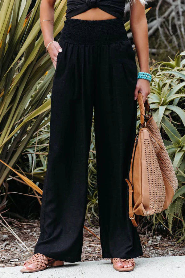 Stylish Alexandra - Cotton and linen trousers for Comfort and Elegance