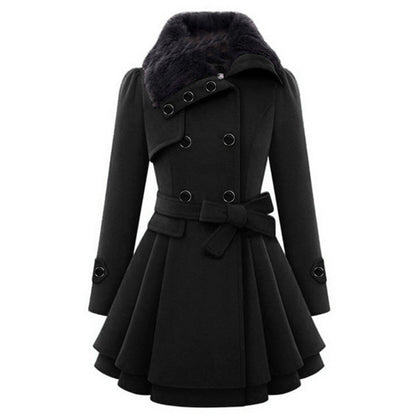 Eliza - Stylish and luxurious long winter coat for women