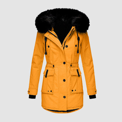 Frieda - Stylish long winter coat for women