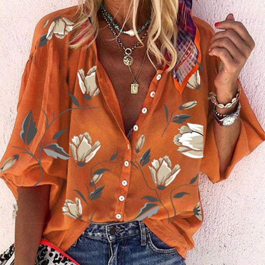 Patricia - Stylish Summer Blouse with Cheerful Prints for Women