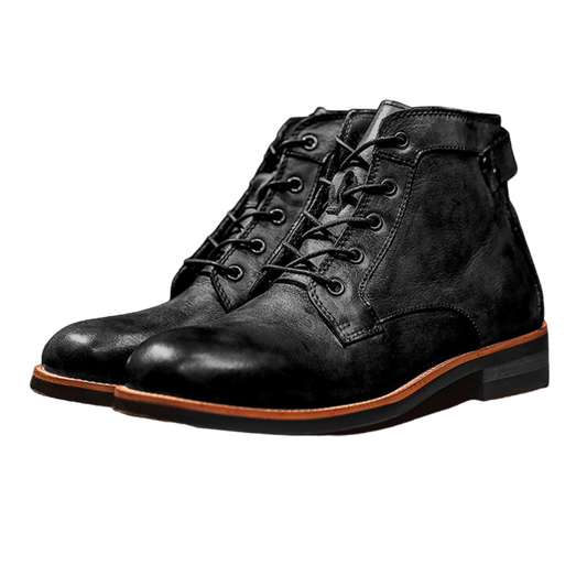 Elegant leather men's boots from Realm