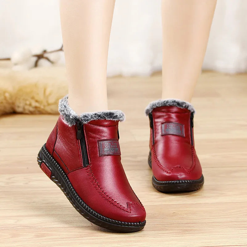 Mila - Luxury waterproof leather boots for ultimate comfort