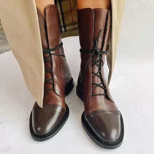 Andi - Stylish vintage boots with elegant heel