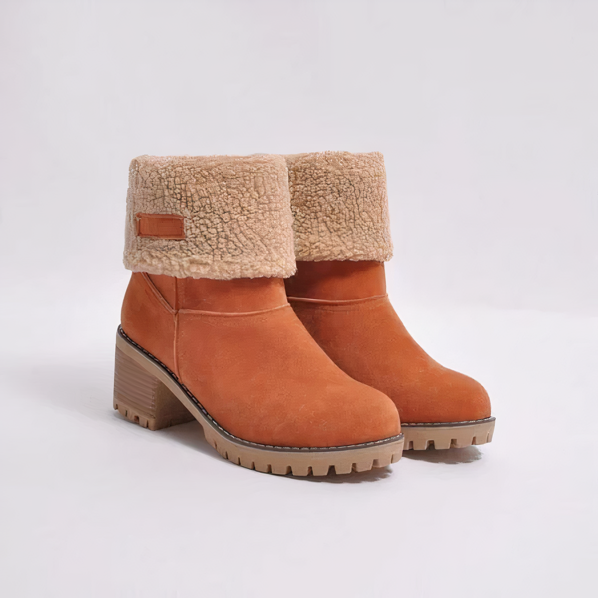 Stylish boots with square heel - Haven