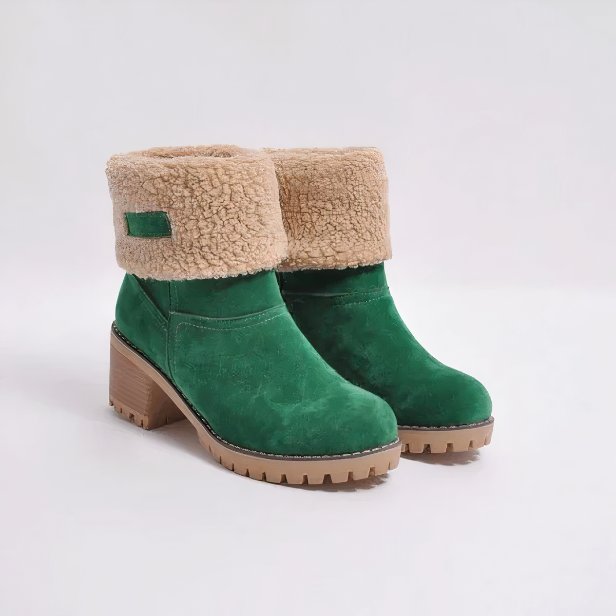 Stylish boots with square heel - Haven
