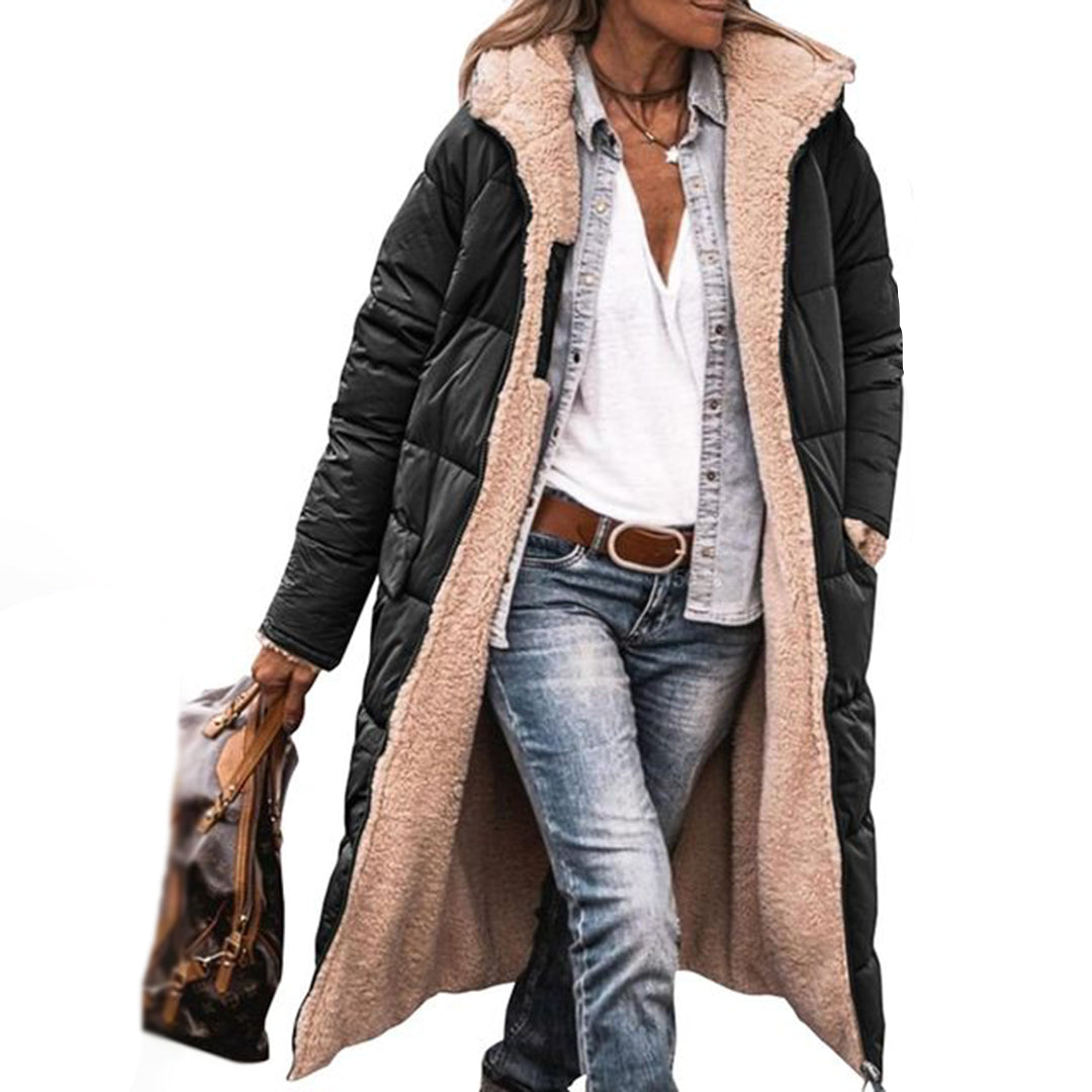 HAZEL - Elegant Long Winter Coat for Women